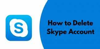 How to Delete Skype Account