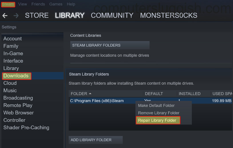 steam not downloading
