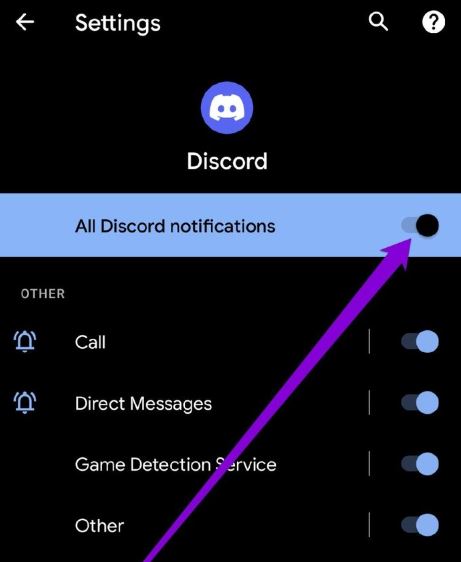 discord notifications not working android