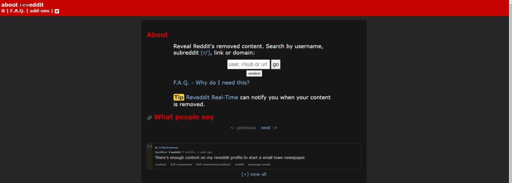 read deleted reddit posts