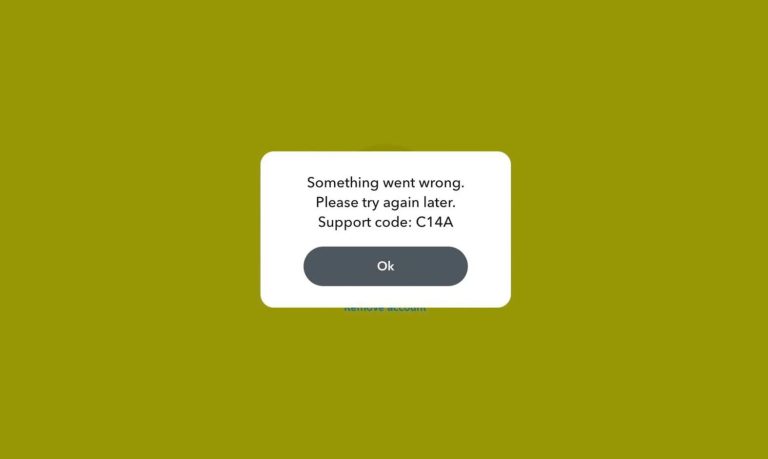 How to Fix Snapchat Support Code C14A in 2023