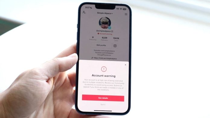 How to Get Rid of Account Warning on TikTok