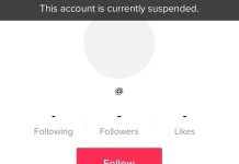 tiktok account suspended